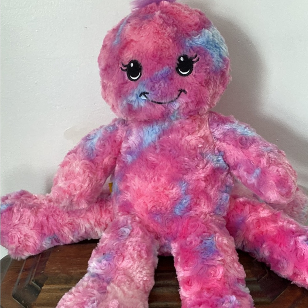 Build -a-Bear. Retired pink Octopus. 2012.